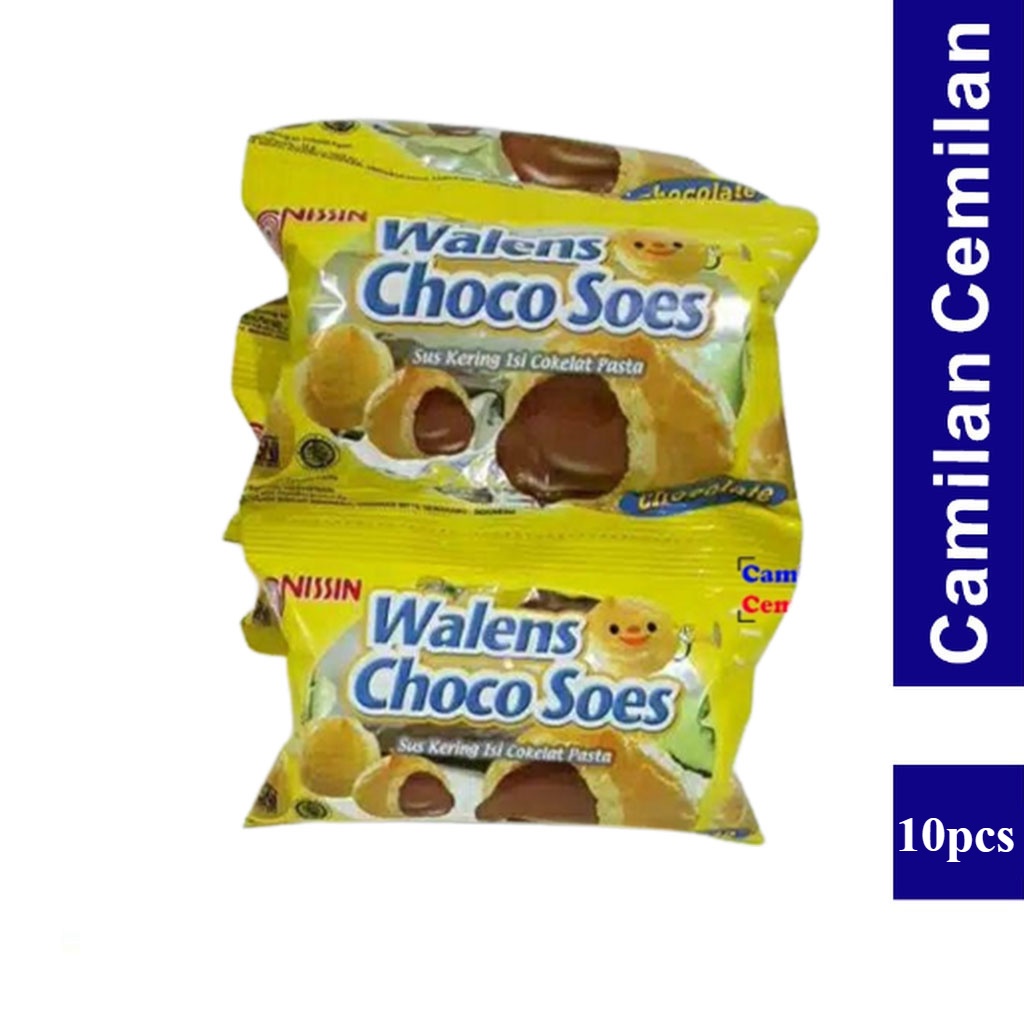 

Nissin Walens Choco Soes Renceng isi 10 sct x 15 gr