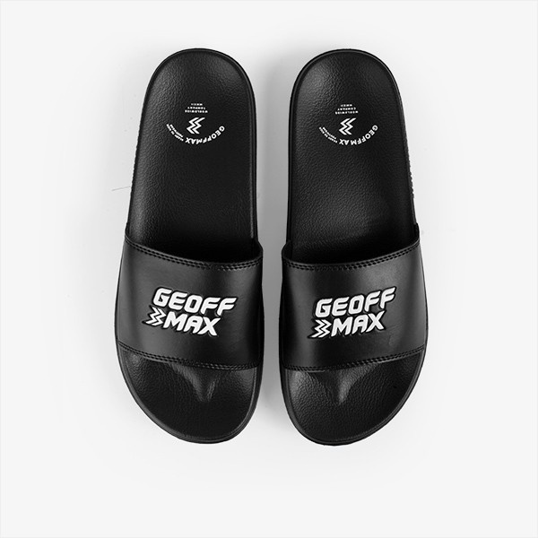 COD Geoff Max - Sletz Black | Sandals Slipper | Sandal Selop | Sandal Slide | Sanda Pria Wanita