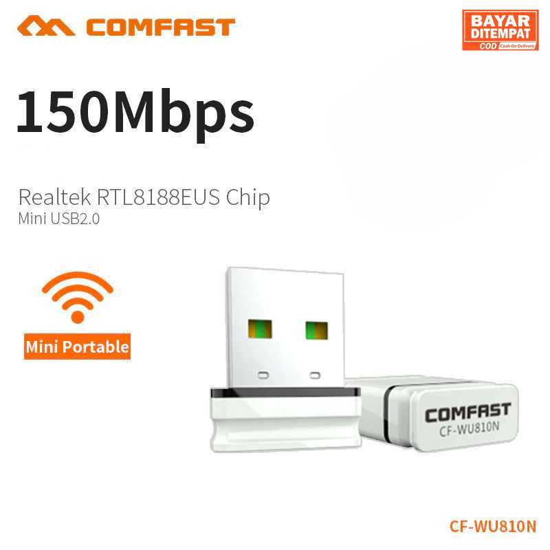 ( ORI ) Comfast USB WiFi Adapter Wireless Transmitter & Receiver - CF-WU810N