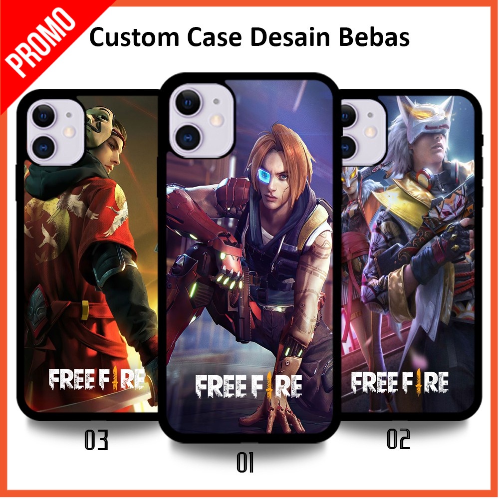 Case Hp Custom Free Fire Gaming Semua Tipe All Type VIVO Y12 Y15 Y17 Y15S Y20 Y16 Y01 Y02S Y19 Y20S 