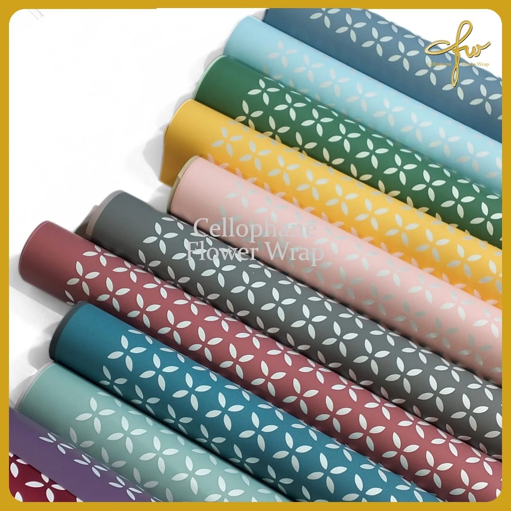 

Kertas Buket Four Leaf Clover Cellophane Flower Wrapping