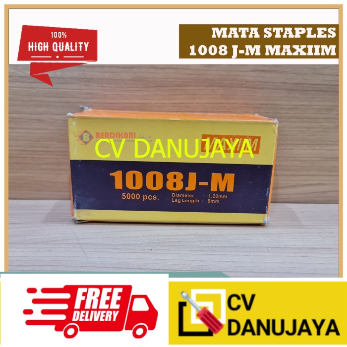 

Maxiim Refill Steples 1008 J-M / Mata Isi Staples 1008J-M Maxiim 8mm