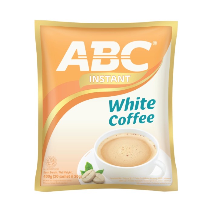 

ABC Insta White Coffe 1 Renceng 10 Sachet