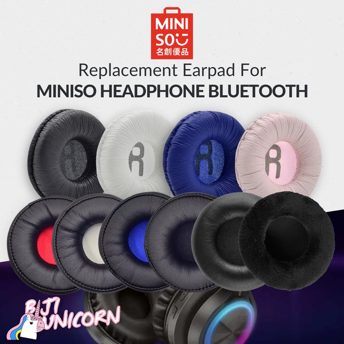 Earpad Earcup Ear Cushion Miniso Headphone Bluetooth Pad Bantalan Foam