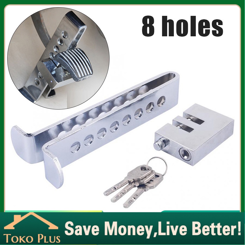 Kunci Gembok Pedal Gas Kopling Mobil Pengaman Baja Anti Maling Universal / Kunci Gembok Pedal Koplin