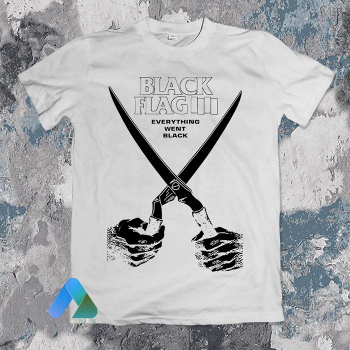 Kaos Band BLACK FLAG - EVERYTHING WENT BLACK