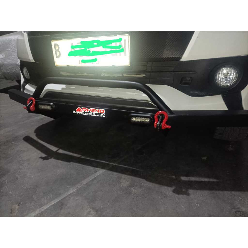 Towing Depan Besi Bumper RHINO Pengaman Mobil Rush TRD 2015