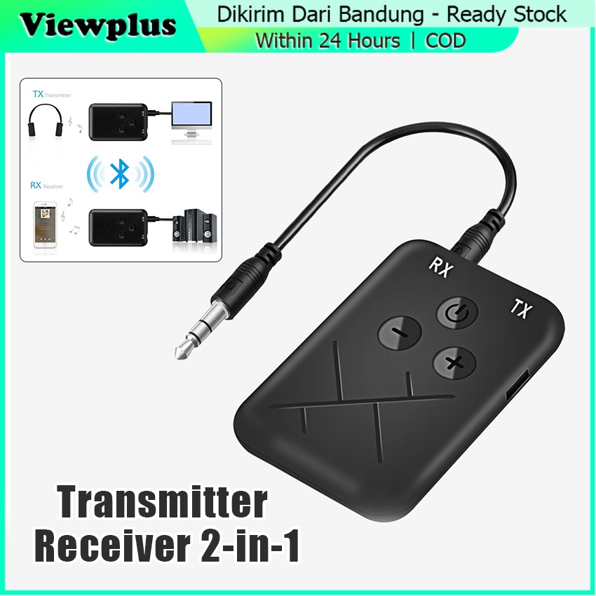 Bluetooth 2 in 1 Transmitter Receiver TV Audio Music