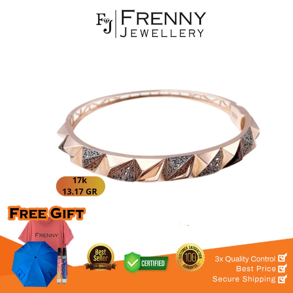 Gelang Emas Rose Gold Lavani 17K Frenny Jewellery