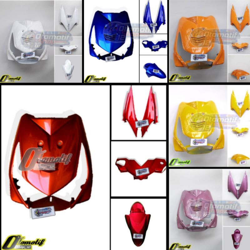 body halus beat karbu tahun 2006 - 2009 warna putih oren kuning merah biru / body beat karbu / full 