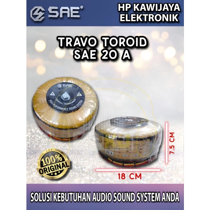 TRAVO TRAFO TOROID SAE 20A CT 45 55V trafo donat sae 20 Amper CT 45 55 volt