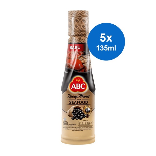 

ABC Kecap Manis Rasa Seafood 135 mL x 5