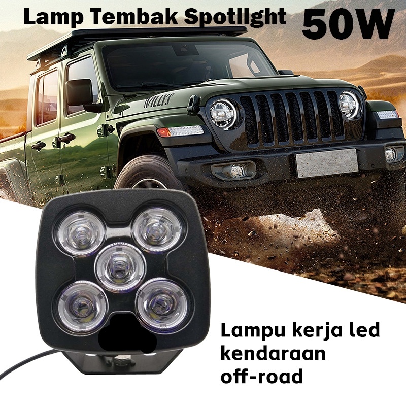 lampu pariasi mobil 24v truck 5 mata mobil lampu tembak alat bera Super Terang Sorot Lampu variasi m