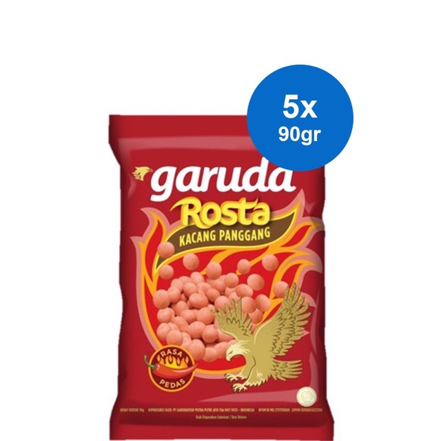 

Garuda Rosta Kacang Pedas Rs Pedas 90gr x 5