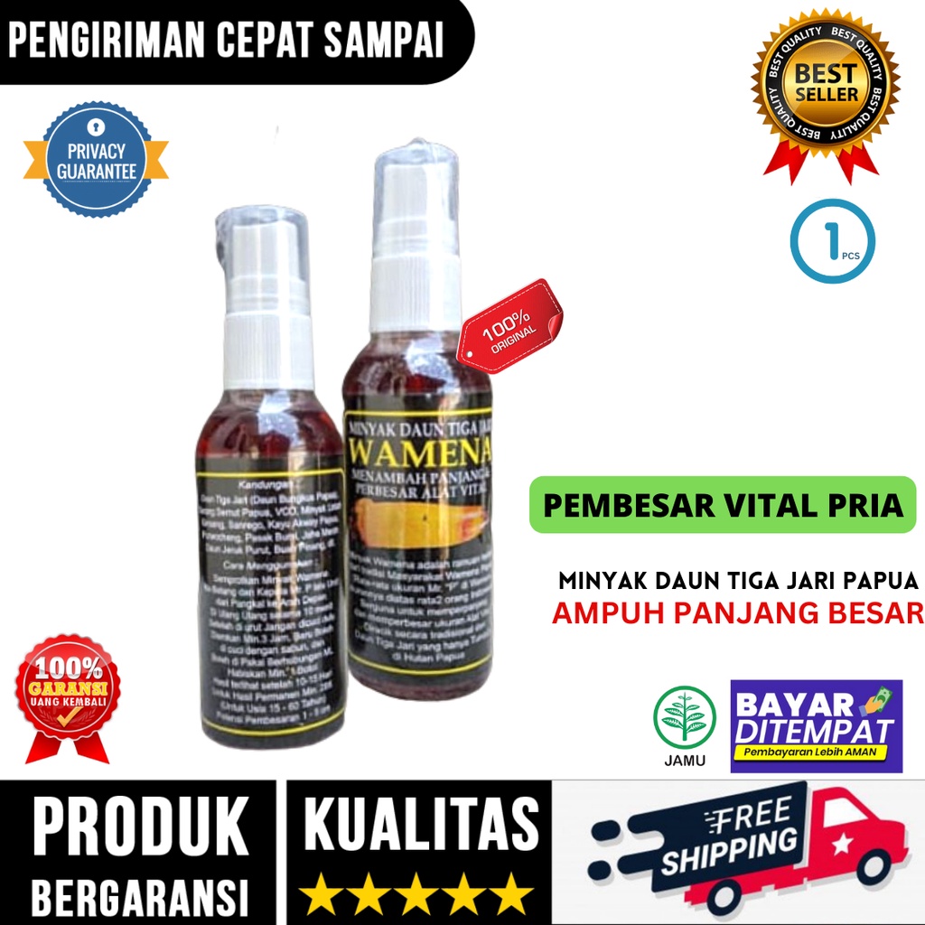 BELI 1 DAPAT 2 minyak daun tiga (3) jari WAMENA PAPUA - minyak daun bungkus WAMENA COD