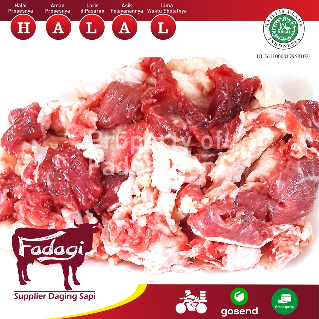 

Fadagi Trimming / Tetelan Daging (500 gr)