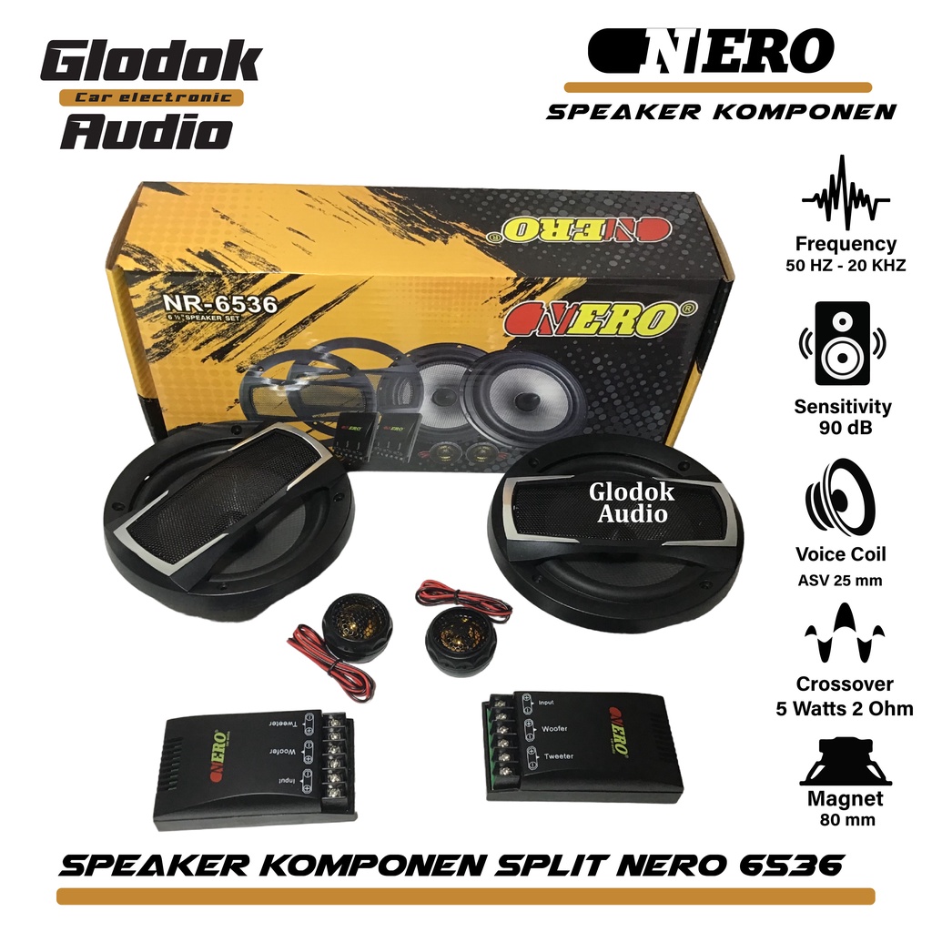 Speaker Komponen split nero n 6536