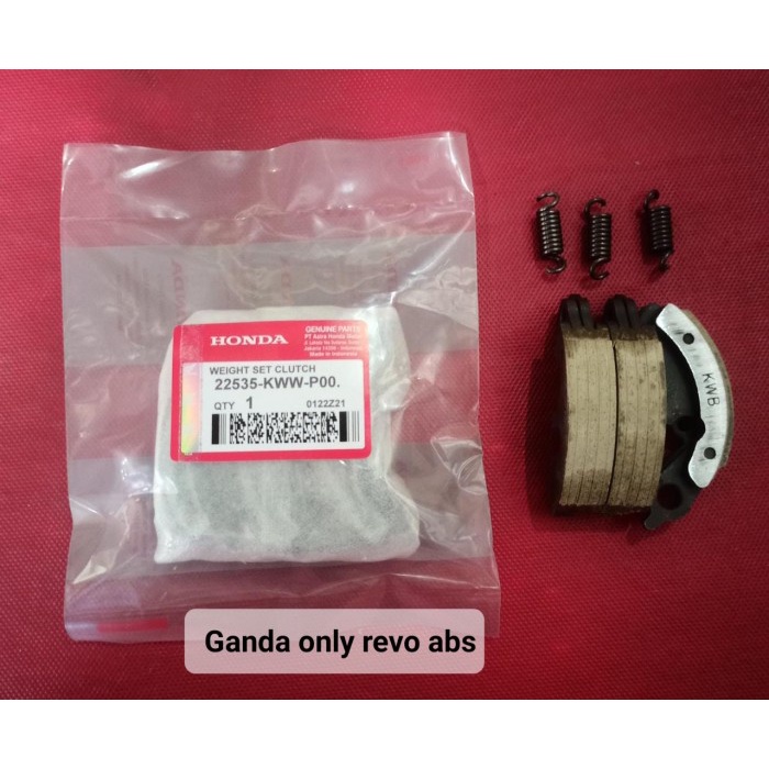 Kampas Ganda Only + Per Ganda Honda Revo Absolute / Revo Fit / Blade 110 - KWW
