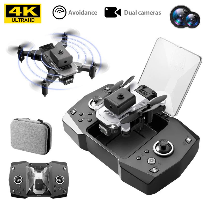 KY912 Drone Mini 4K Tekanan Udara, Drone Quadcopter Lipat Profesional, Penghenti Rintangan Empat Sis