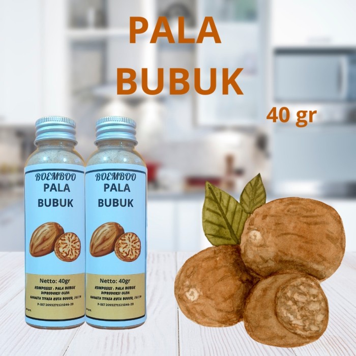 

BOEMBOO pala bubuk halus - ground nutmeg spices