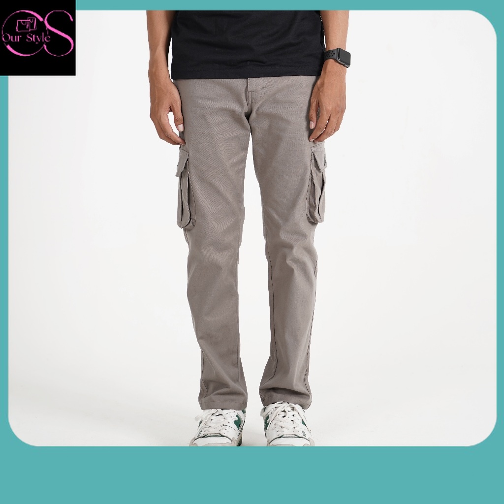 Celana Cargo Terbaru / Fairgoods Celana CARGO LONG Pants Grey
