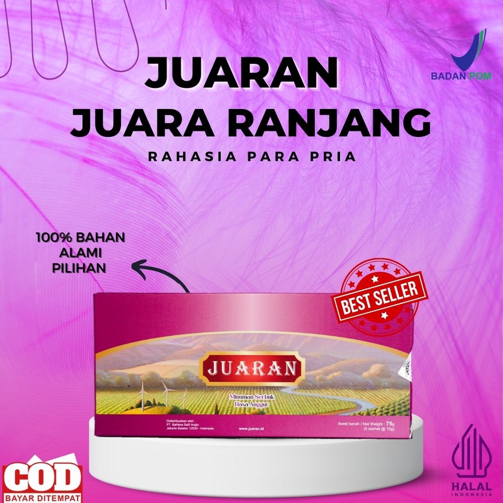 [Privasi Aman] JUARAN HERBAL PENAMBAH STAMINA