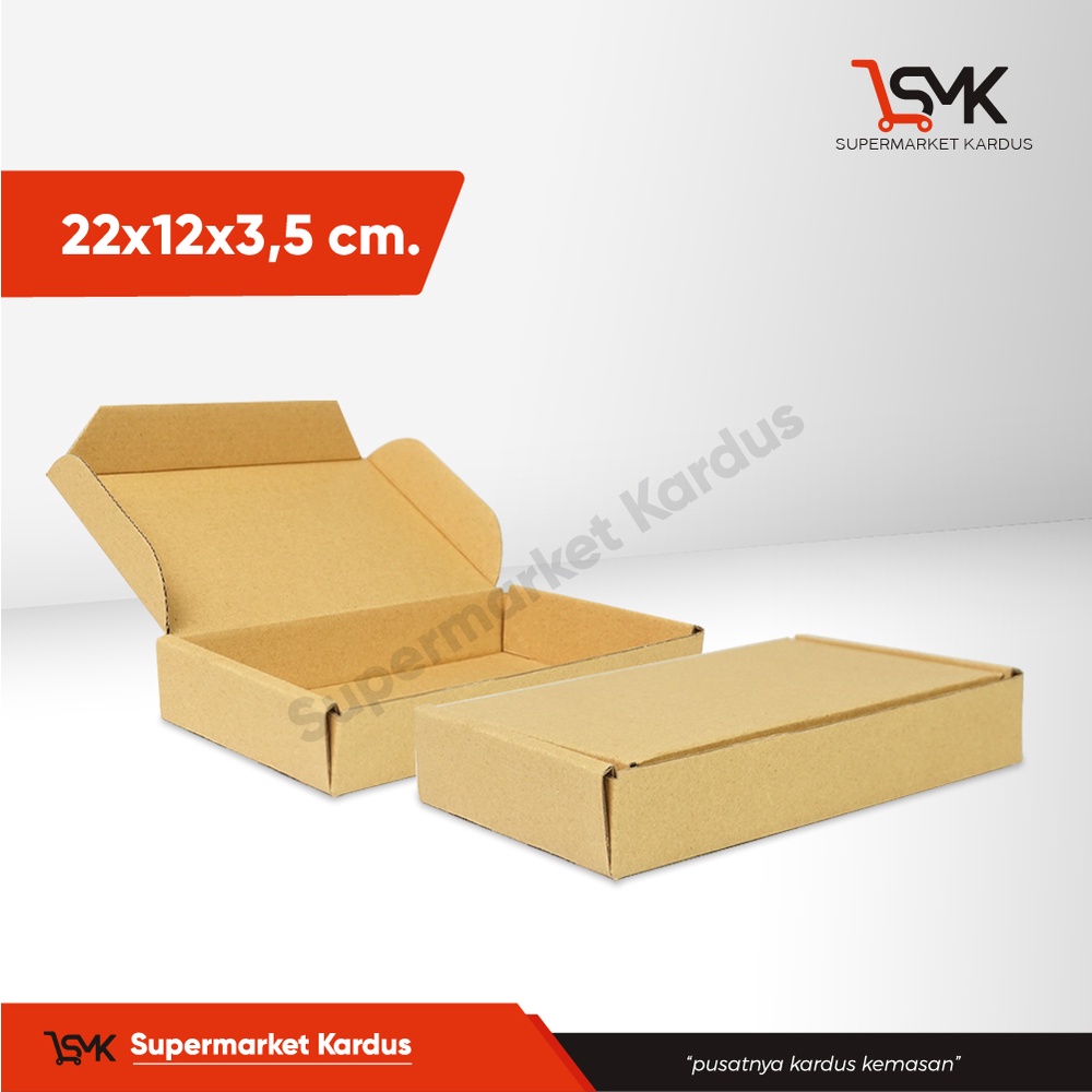 

Box 22x12x3,5 cm (EKO) Kardus/paking/kemasan/Karton//hampers/tiinggi3/tinggi4