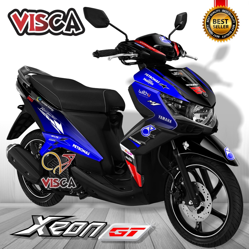 Decal Xeon GT 125 Full Body Stiker Xeon GT 125 Full Body Striping Xeon GT 125 Full Body Decal Hologr