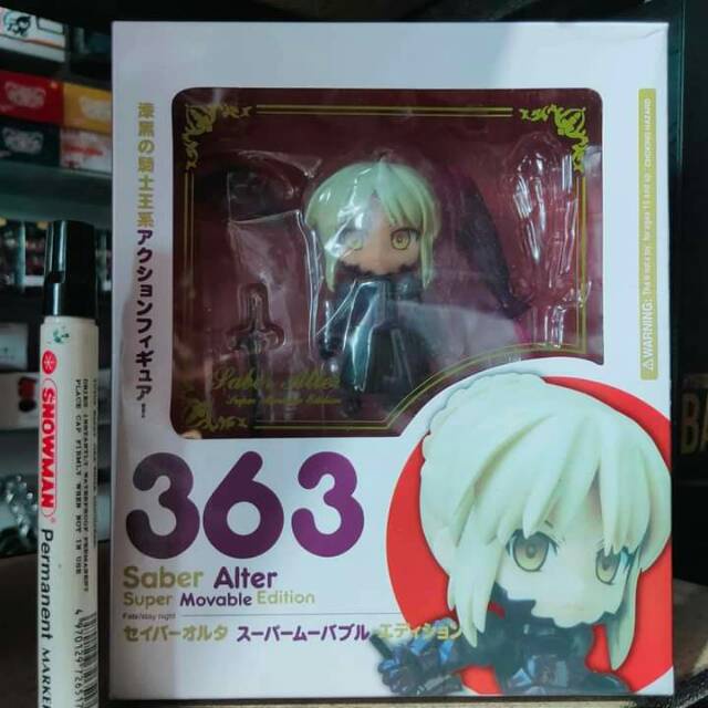 mainan figure
Saber Alter
nendo 363
nendoroid recast
tinggi sekitar 3 inch