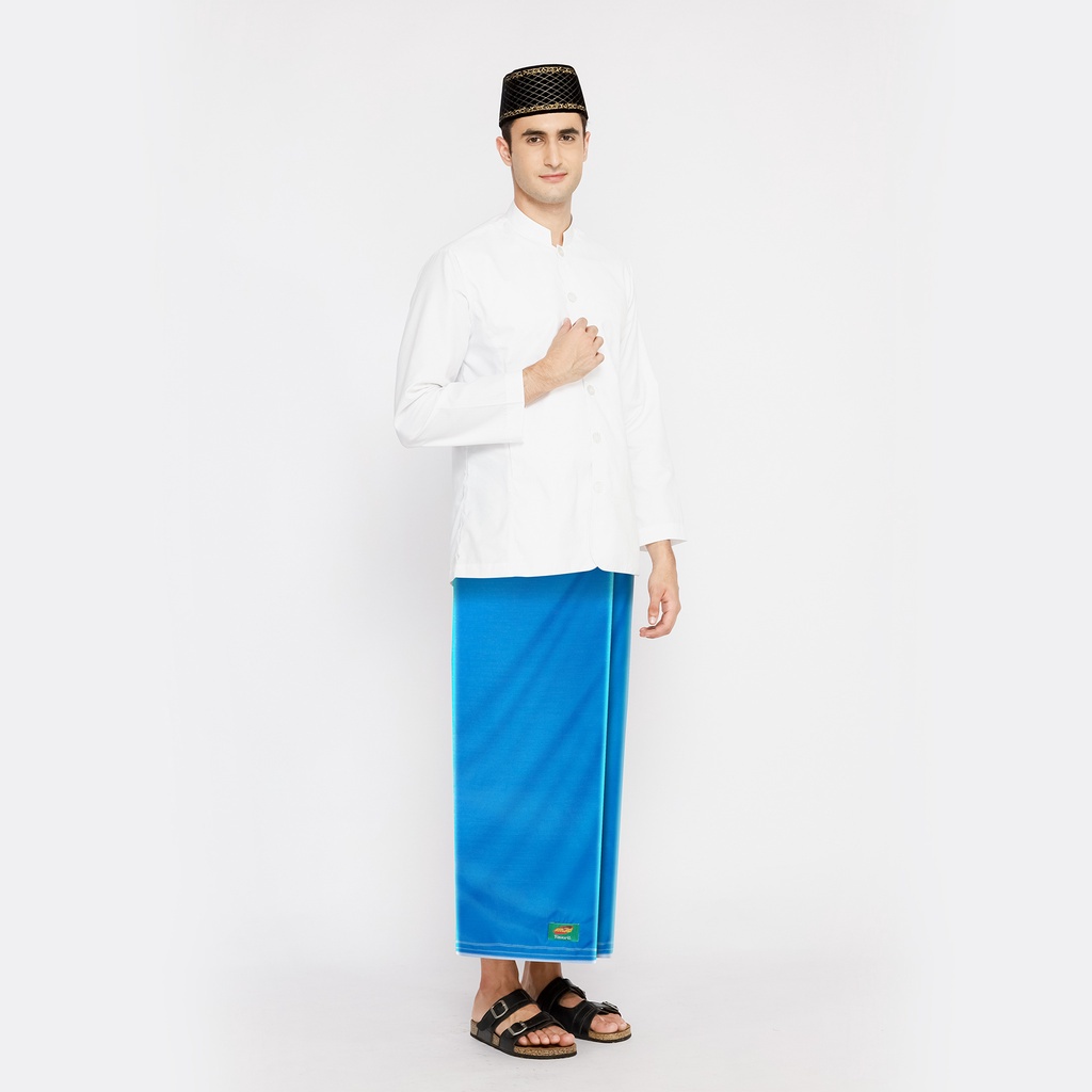 Sarung ATLAS Favorit Warna Polos Biru