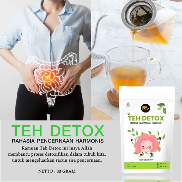 

Teh Herbal Detox Pembersih Usus Kotor Pencernaan Sehat 80gr Original