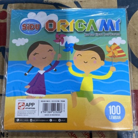 

Kertas Lipat Sidu Kecil Isi 100 Lembar / Origami Warna 12x12 cm 100 K