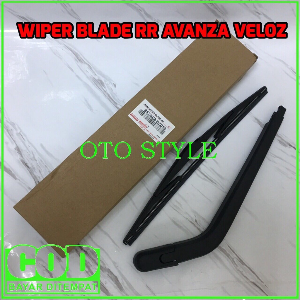 WIPER BLADE REAR AVANZA - WIPER BELAKANG AVANZA XENIA VELOZ SET