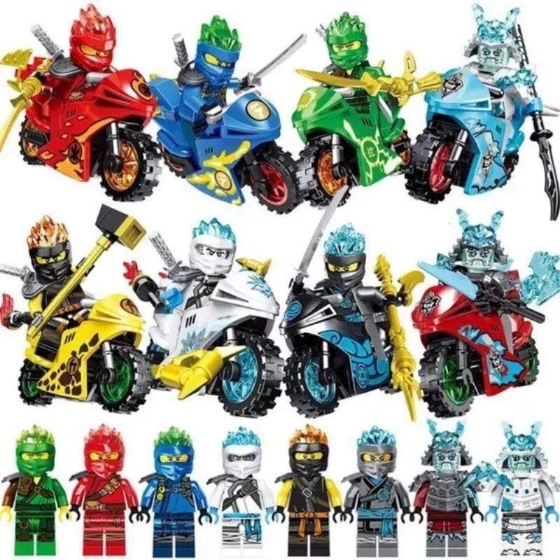 CS67TY Lego ninjago paket isi 8 mf 8 in 1 SEALED ONLY shinobi ninja go master spinjitzu kai zane llo