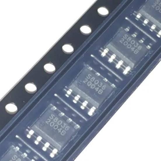 S8035 S8036 S8035BE S8036BE SOP8 IC Polaritas reciever parabola - S8035BE