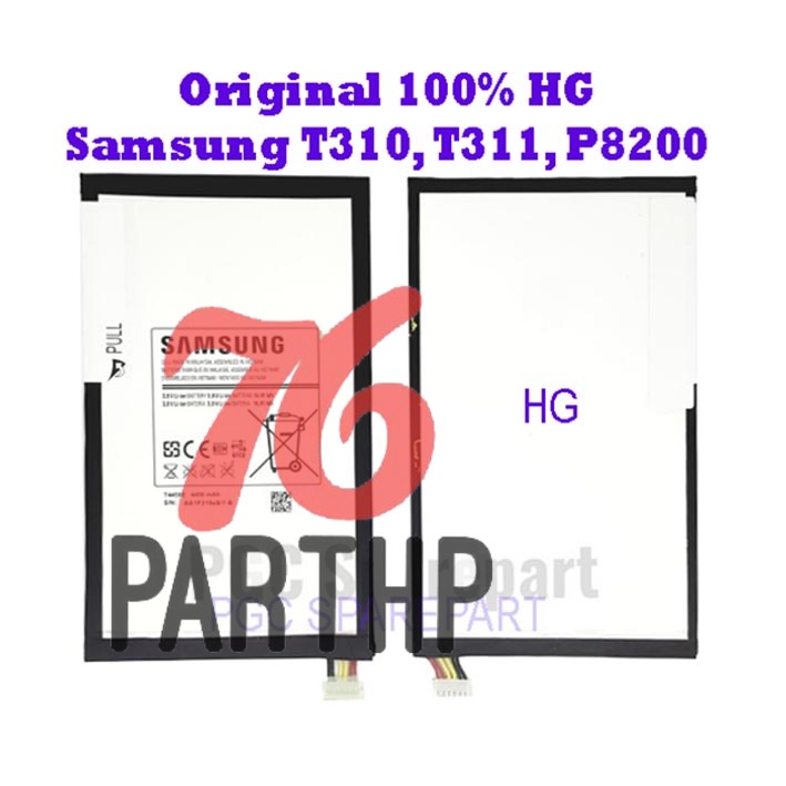 BateraI Sams Galaxy Tab 3 8" / SM-T310 / T311 / P8200 / T4450E / EB-BT705FBC 4450mAh - Batu Batere B