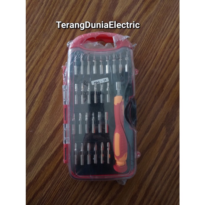 Drei Set Kotak isi 26 biji Obeng HP Satu set