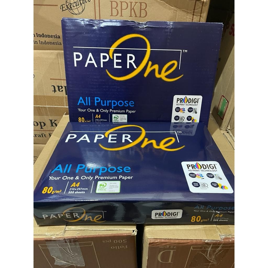 

Kertas A4 HVS 80gr PaperOne