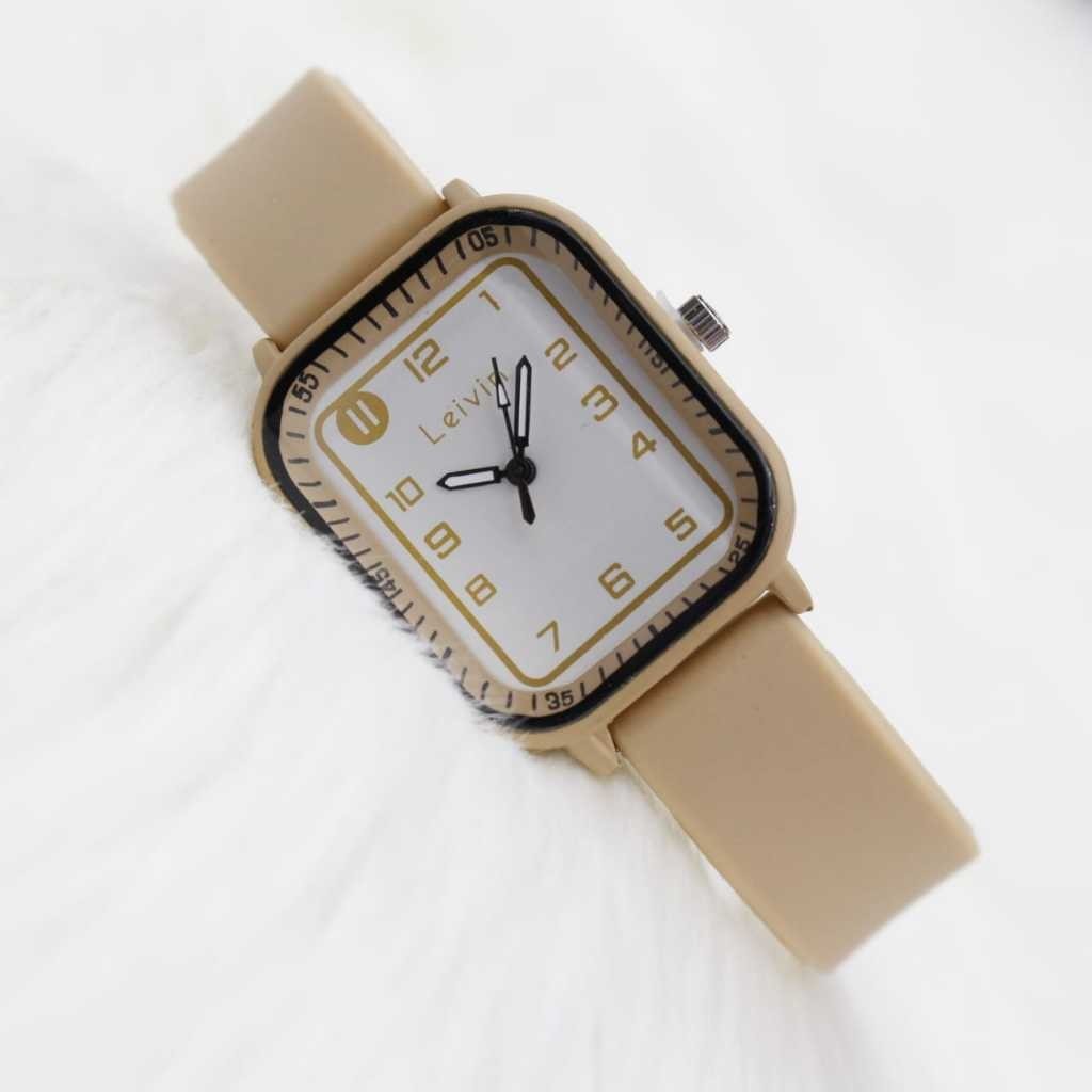 JAM TANGAN WANITA LEIVIN LV-3664 LV 3664 FASHION WATCH TALI RUBBER WARNA JAM TANGAN LEIVIN 3664 ORIG