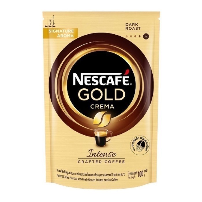 

READY STOCK!!! NESCAFE GOLD CREMA INSTENSE CRAFTED COFFEE - Smooth