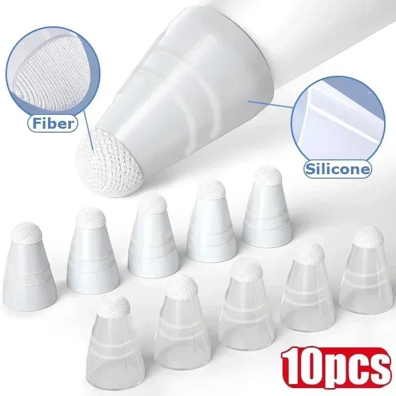 

Suitable for Apple Pencil 1 2 Replacement Tips Cover Case Silicone Fiber Nib Cap Noiseless Non-Slip Covers for IPencil 1 2