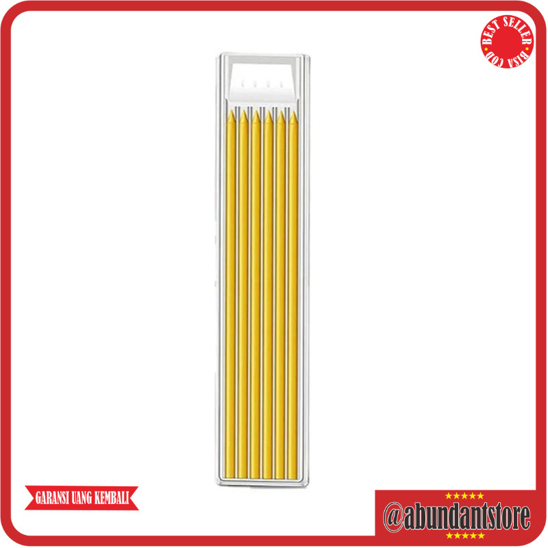 

MROOFUL Refill Isi Pensil Tukang Mekanik Carpenter Pen 2.8mm 6 PCS - MR06