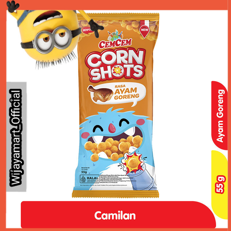 

CemCem Corn Shots Ayam Goreng 55 g