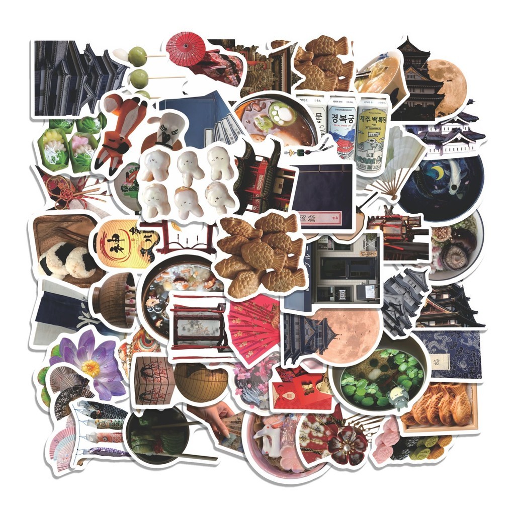 

COD 50 Pcs Stiker Japanese Culture Lucu Anti Air Untuk Dekorasi Notebook Sepeda Skateboard Handphone DIY