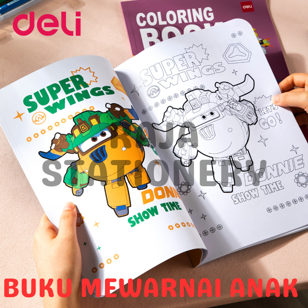 

DELI Colouring Book Children / Buku Mewarnai Anak Balita TK EN028