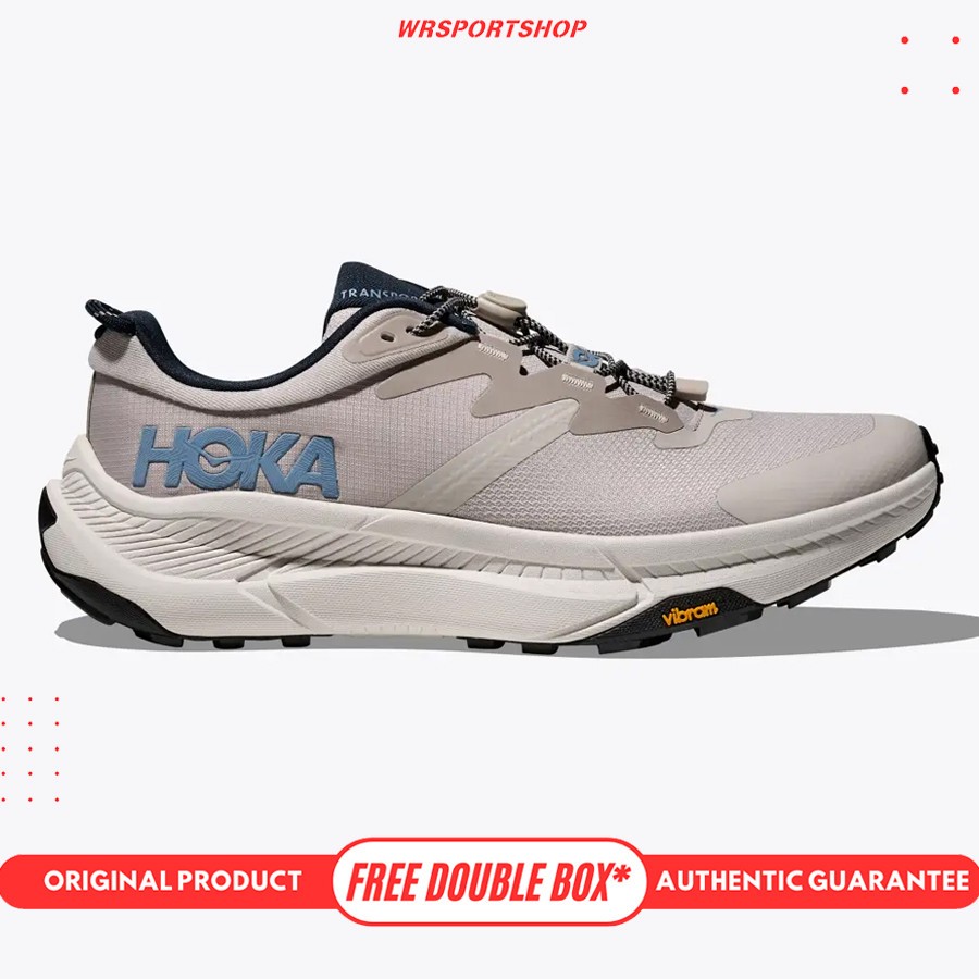 Sepatu Trail Pria Hoka Transport Putty / Downpour ORIGINAL