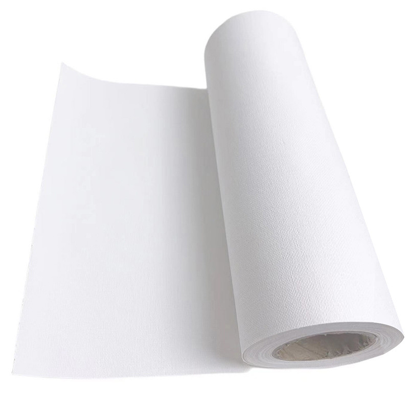 

5M/Roll Cotton Canvas Roll,White Blank Specialized Suitable for Oil Painting,Acrylic Pigments,27,37,47,,57,67,77,87cm Wide,HB-02