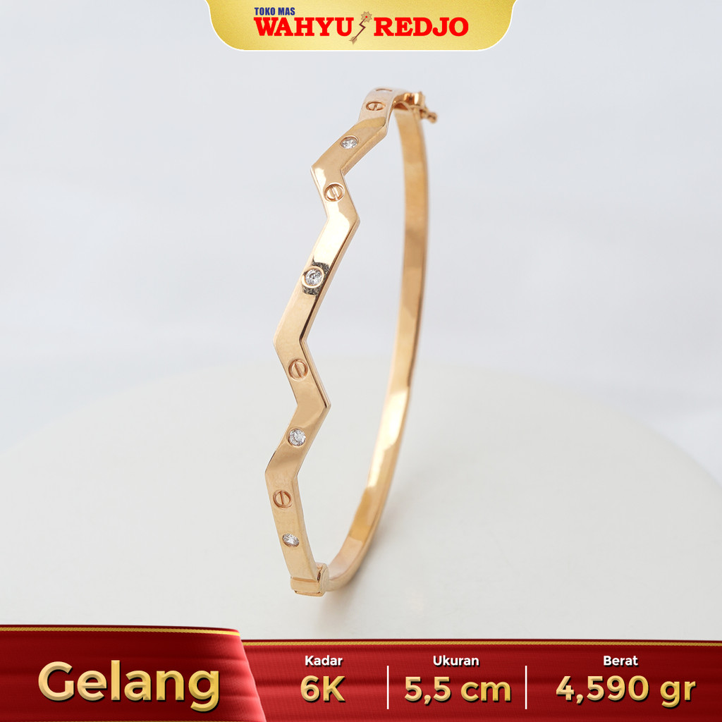 GELANG EMAS 6K WAHYU REDJO GL-6K-25307457