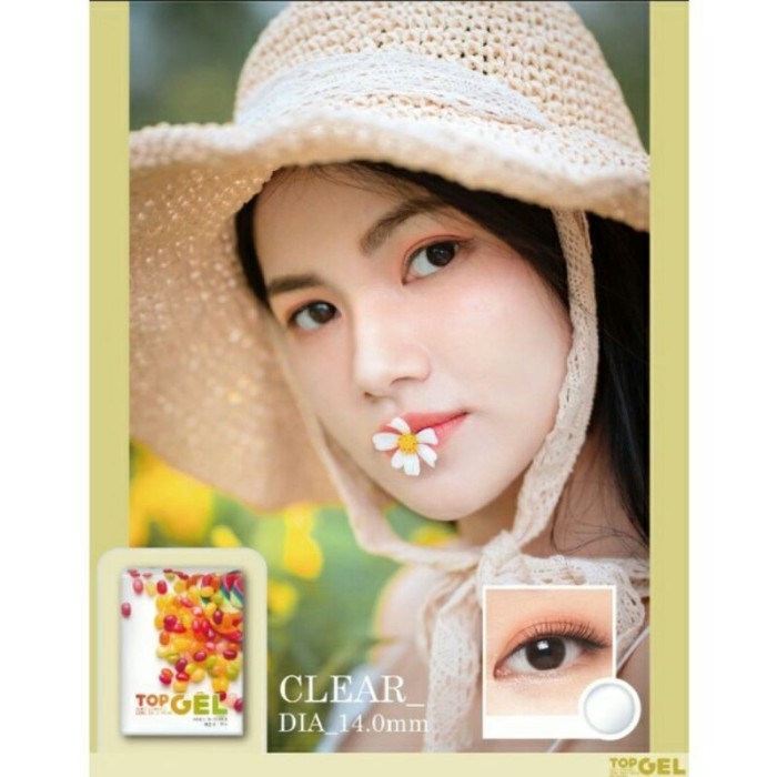 BEAUTYLAND BENING MINUS SOFTLENS TOP GEL CLEAR TRANSPARAN SOFT CONTACT LENS DAILY WEAR DIAMETER 14.0