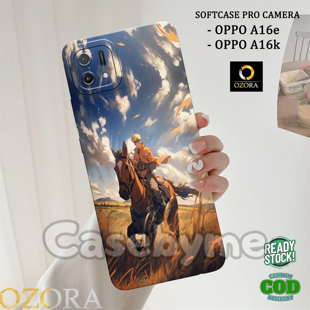 OZORA - Softcase Hp Oppo A16e / A16k Terbaru - Fashion Case ANIME - Case Hp Oppo A16e / A16k - Casin